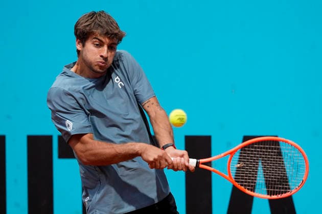 MADRID OPEN TENNIS 2026. ATP, Tennis Herren COBOLLI ¢ ITA v VALLEJO ¢ PAR Flavio Cobolli, Italy, during Madrid Open Tennis 2025 match. April 27, 2026.(ALTERPHOTOS Acero) MadridSpain  Copyright: xAcerox