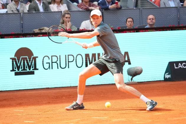 Jannik Sinner (ITA) vs Cameron Norrie (FRA) during Masters Series Madrid 2026 in Madrid, 28 April 2026. Cordon Press 
