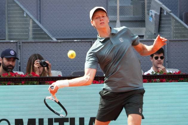 Jannik Sinner (ITA) vs Cameron Norrie (FRA) during Masters Series Madrid 2026 in Madrid, 28 April 2026. Cordon Press 