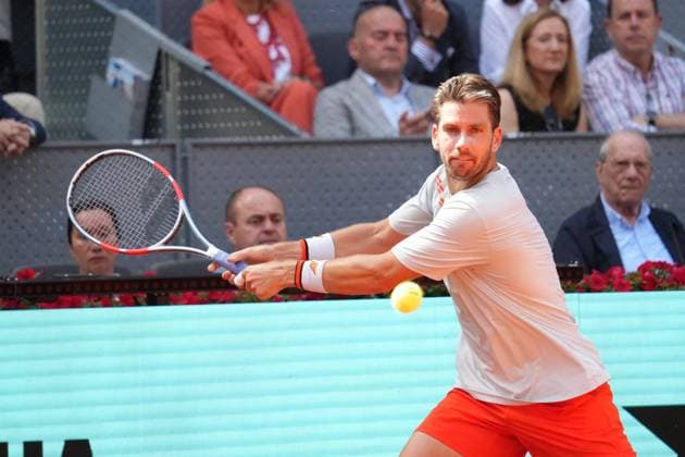 Jannik Sinner (ITA) vs Cameron Norrie (FRA) during Masters Series Madrid 2026 in Madrid, 28 April 2026. Cordon Press 