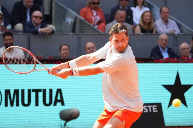 Jannik Sinner (ITA) vs Cameron Norrie (FRA) during Masters Series Madrid 2026 in Madrid, 28 April 2026. Cordon Press 