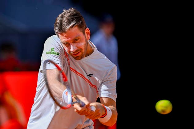 April 28, 2026, Madrid, Madrid, Spain: CAMERON NORRIE of united kingdom - K-SWISS during the Mutua Madrid Open 2026, ATP, Tennis Herren Masters 1000 and WTA, Tennis Damen 1000 tennis tournament, celebrated at Caja Magica on April 28, 2026 in Madrid, Spain. Mutua Madrid Open 2026 - Day 9 (04.28.26) - ZUMAc312 20260428_zsp_c312_011 Copyright: xOscarxManuelxSanchezx