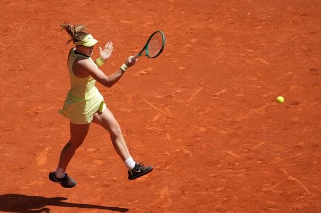 Leylah Fernandez (CAN) vs Mirra Andreeva (RUS) during Masters Series Madrid 2026 in Madrid, 28 April 2026. Cordon Press 