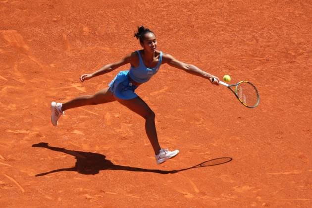 Leylah Fernandez (CAN) vs Mirra Andreeva (RUS) during Masters Series Madrid 2026 in Madrid, 28 April 2026. Cordon Press 