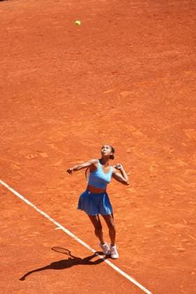 Leylah Fernandez (CAN) vs Mirra Andreeva (RUS) during Masters Series Madrid 2026 in Madrid, 28 April 2026. Cordon Press 