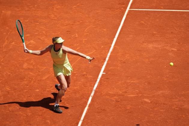 Leylah Fernandez (CAN) vs Mirra Andreeva (RUS) during Masters Series Madrid 2026 in Madrid, 28 April 2026. Cordon Press 