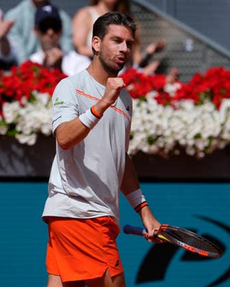 MADRID OPEN TENNIS 2026. ATP, Tennis Herren SINNER ¢ ITA v NORRIE ¢ GBR Cameron Norrie, Great Britain, during Madrid Open Tennis 2025 match. April 28, 2026.(ALTERPHOTOS Acero) MadridSpain  Copyright: xAcerox