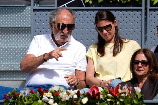 Ion Tiiriac during Madrid Open Tennis 2025 match. April 28, 2026. (2026042873)