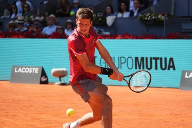 Vit Kopriva (CHE) vs Rafael Jodar (ESP) during Masters Series Madrid 2026 in Madrid, 28 April 2026. Cordon Press 