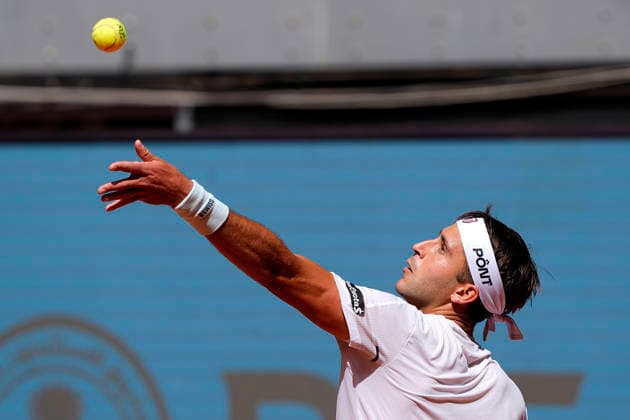 MADRID OPEN TENNIS 2026. ATP, Tennis Herren FILS ¢ FRA v ETCHEVERRY ¢ ARG Tomas Martin Etcheverry, Argentina, during Madrid Open Tennis 2025 match. April 28, 2026.(ALTERPHOTOS Acero) MadridSpain  Copyright: xAcerox