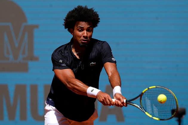 MADRID OPEN TENNIS 2026. ATP, Tennis Herren FILS ¢ FRA v ETCHEVERRY ¢ ARG Arthur Fils, France, during Madrid Open Tennis 2025 match. April 28, 2026.(ALTERPHOTOS Acero) MadridSpain  Copyright: xAcerox