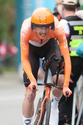 28.04.2026 Villars-sur-Glane, SCHWEIZ, Tour de Romandie 2026 Prolog Villars sur Glane - Villars sur Glane Sieger Dorian Godon FRA Team Ineos Grenadiers