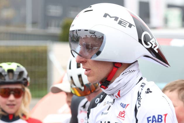 28.04.2026 Villars-sur-Glane, SCHWEIZ, Tour de Romandie 2026 Prolog Villars sur Glane - Villars sur Glane Tadej Pogacar SLO Team UAE Emirates
