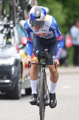28.04.2026 Villars-sur-Glane, SCHWEIZ, Tour de Romandie 2026 Prolog Villars sur Glane - Villars sur Glane Primoz Roglic SLO Team Bora Hansgrohe