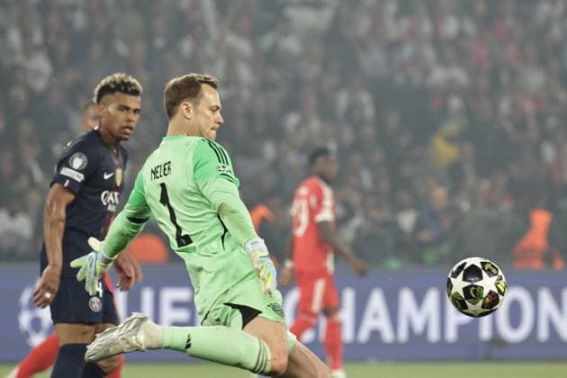 PSG - BAYERN PHOTOPQR LE PARISIEN LP Fred Dugit (Staff) ; Paris ; 28 04 2026 ; Sports Parc des Princes, Paris (XVIe), le 28 04 2026 Demi-finale aller de ligue des Champions Psg-Bayern Munich Manuel Neuer (1) LP Fred Dugit Paris, France, april 28th 2026. Champions League. Semi-final (First leg) Paris PSG - Bayern Munich.