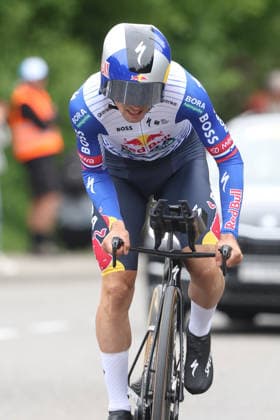 28.04.2026 Villars-sur-Glane, SCHWEIZ, Tour de Romandie 2026 Prolog Villars sur Glane - Villars sur Glane Primoz Roglic SLO Team Bora Hansgrohe