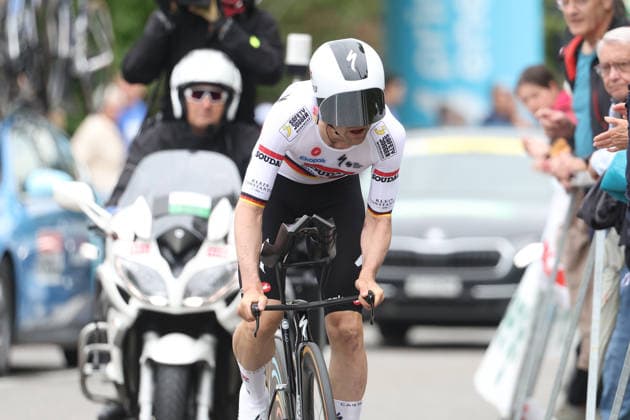28.04.2026 Villars-sur-Glane, SCHWEIZ, Tour de Romandie 2026 Prolog Villars sur Glane - Villars sur Glane Maximilian Schachmann GER Team Soudal Quick Step