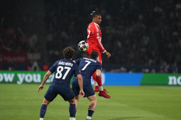 Michael Olise of Bayern Munich Paris Saint-Germain v Bayern Munich, UEFA Champions League, Semi Final, First Leg, Football, Parc des Princes, Paris, France - 28 Apr 2026Paris Parc des Princes France EDITORIAL USE ONLY No use with unauthorised audio, video, data, fixture lists, club league logos or live services. Online in-match use limited to 120 images, no video emulation. No use in betting, games or single club league player publications. Copyright: xDavexWinter Shutterstockx 16847969bu