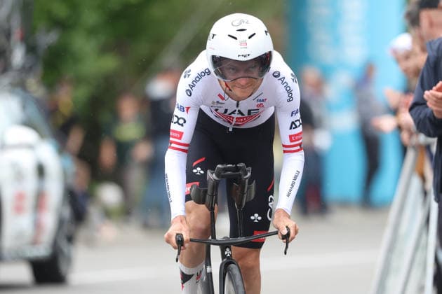 28.04.2026 Villars-sur-Glane, SCHWEIZ, Tour de Romandie 2026 Prolog Villars sur Glane - Villars sur Glane Felix Grossschartner AUT Team UAE Emirates