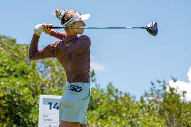 RIVIERA MAYA OPEN AT MAYAKOBA 2026 RIVIERA MAYA OPEN AT MAYAKOBA 2026 28042026 PLAYA DEL CARMEN, QUINTANA ROO. Action photo of Nelly Korda of the USA, during practice day of the Riviera Maya Open at Mayakoba 2026 at El Camaleon Golf Club in Playa del Carmen, Mexico. Foto de accion de Kelly Korda de Estados Unidos, durante dia de practica del torneo Riviera Maya Open at Mayakoba 2026 celebrado en el Club de Golf El Camaleon en Playa del Carmen, Mexico. Photo by IMAGENSHOP AGENCIA FOTOGRAFICA PLAYA DEL CARMEN QUINTANA ROO MEXICO *** RIVIERA MAYA OPEN AT MAYAKOBA 2026 RIVIERA MAYA OPEN AT MAYAKOBA 2026 28042026 PLAYA DEL CARMEN, QUINTANA ROO Action photo of Nelly Korda of the USA, during practice day of the Riviera Maya Open at Mayakoba 2026 at El Camaleon Golf Club in Playa del Carmen, Mexico Action photo of Kelly Korda of the USA, during practice day of the Riviera Maya Open at Mayakoba 2026 held at El Camaleon Golf Club in Playa del Carmen, Mexico Photo by IMAGENSHOP AGENCIA FOTOGRAFICA PLAYA DEL CARMEN QUINTANA ROO MEXICO Copyright: xYOALIxMARTINEZx