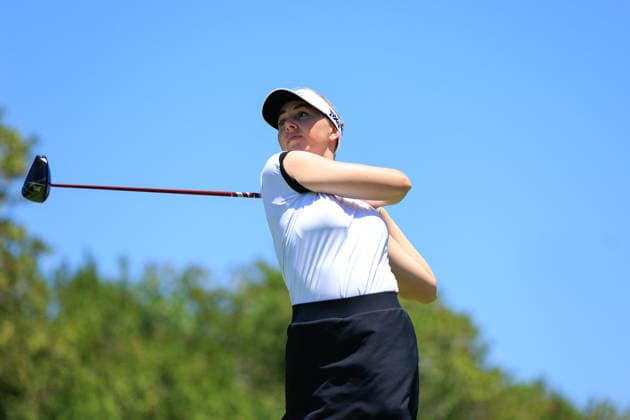 RIVIERA MAYA OPEN AT MAYAKOBA 2026 RIVIERA MAYA OPEN AT MAYAKOBA 2026 28042026 PLAYA DEL CARMEN, QUINTANA ROO. Action photo of Olivia Cowan of Germany, during practice day of the Riviera Maya Open at Mayakoba 2026 at El Camaleon Golf Club in Playa del Carmen, Mexico. Foto de accion de Olivia Cowan de Alemania, durante dia de practica del torneo Riviera Maya Open at Mayakoba 2026 celebrado en el Club de Golf El Camaleon en Playa del Carmen, Mexico. Photo by IMAGENSHOP AGENCIA FOTOGRAFICA PLAYA DEL CARMEN QUINTANA ROO MEXICO Copyright: xISABELAxQUIROZx