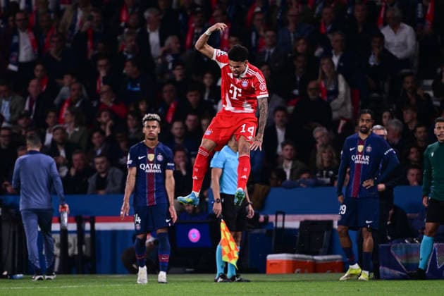 Torjubel zum 5:4 durch Luis Diaz 14 (FC Bayern Muenchen), Paris Saint-Germain vs. FC Bayern München, Champions League, Halbfinale, 28.04.2026 Paris Paris Frankreich