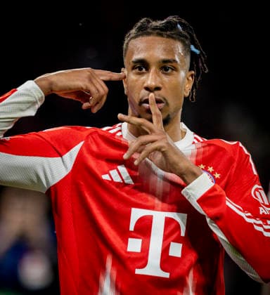 Paris, France. 28th Apr 2026. Goal celebration Michael Olise (FCB) Paris Saint-Germain - FC Bayern München 28.04.2026
