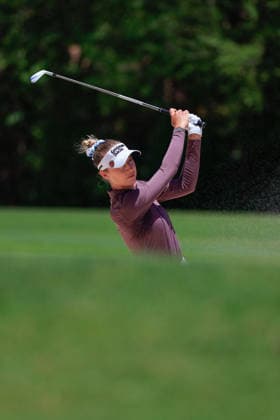 RIVIERA MAYA OPEN AT MAYAKOBA 2026 RIVIERA MAYA OPEN AT MAYAKOBA 2026 28042026 PLAYA DEL CARMEN, QUINTANA ROO. Action photo of Nelly Korda of the USA, during practice day of the Riviera Maya Open at Mayakoba 2026 at El Camaleon Golf Club in Playa del Carmen, Mexico. Foto de accion de Nelly Korda de Estados Unidos, durante dia de practica del torneo Riviera Maya Open at Mayakoba 2026 celebrado en el Club de Golf El Camaleon en Playa del Carmen, Mexico. Photo by IMAGENSHOP AGENCIA FOTOGRAFICA PLAYA DEL CARMEN QUINTANA ROO MEXICO Copyright: xISABELAxQUIROZx