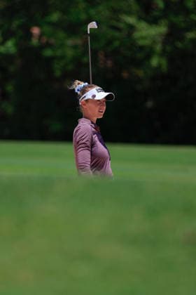 RIVIERA MAYA OPEN AT MAYAKOBA 2026 RIVIERA MAYA OPEN AT MAYAKOBA 2026 28042026 PLAYA DEL CARMEN, QUINTANA ROO. Action photo of Nelly Korda of the USA, during practice day of the Riviera Maya Open at Mayakoba 2026 at El Camaleon Golf Club in Playa del Carmen, Mexico. Foto de accion de Nelly Korda de Estados Unidos, durante dia de practica del torneo Riviera Maya Open at Mayakoba 2026 celebrado en el Club de Golf El Camaleon en Playa del Carmen, Mexico. Photo by IMAGENSHOP AGENCIA FOTOGRAFICA PLAYA DEL CARMEN QUINTANA ROO MEXICO Copyright: xISABELAxQUIROZx