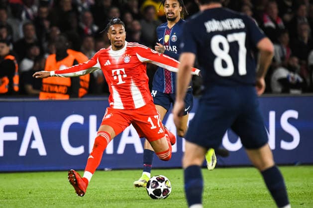 FOOTBALL : Paris Saint Germain vs FC Bayern Munich - Ligue des Champions - demi finale aller - 28 04 2026 Michael Olise (Bayern Munich) ParisFrance  Copyright: xBaptistexAutissierx