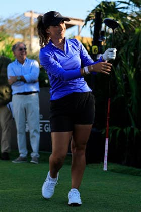 RIVIERA MAYA OPEN AT MAYAKOBA 2026 RIVIERA MAYA OPEN AT MAYAKOBA 2026 28042026 PLAYA DEL CARMEN, QUINTANA ROO. Action photo of mexican Isabella Fierro, during the opening ceremony of the Riviera Maya Open at Mayakoba 2026 at El Camaleon Golf Club in Playa del Carmen, Mexico. Foto de accion de la mexicana Isabella Fierro, durante la ceremonia de inauguracion del torneo Riviera Maya Open at Mayakoba 2026 celebrado en el Club de Golf El Camaleon en Playa del Carmen, Mexico. Photo by IMAGENSHOP AGENCIA FOTOGRAFICA PLAYA DEL CARMEN QUINTANA ROO MEXICO Copyright: xJorgexReyesx