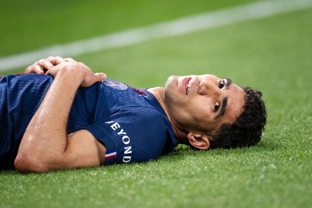 UEFA Champions League - Paris Saint-Germain v Bayern Munich Paris Saint-Germain defender Achraf Hakimi (2) during the UEFA Champions League semi-final first leg football match between Paris Saint-Germain (PSG) and Bayern Munich at the Parc des Princes in Paris on April 28, 2026. Photo by Alexis Jumeau ABACAPRESS.COM  Copyright: xJumeauxAlexis ABACAx