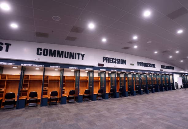 April 28, 2026, Washington Dc, Virginia, USA: The Philadelphia Eagles locker room is seen in preparation for the 2026 FIFA World Cup, WM, Weltmeisterschaft, Fussball at Lincoln Financial Field in Philadelphia, USA, on April 28, 2026. Philadelphia Stadium will host six matches at the FIFA World Cup 2026, including one knockout-stage fixture on American Independence Day. The full match schedule for the biggest-ever FIFA World Cup has now been unveiled, giving the framework for the 104-game tournament featuring 48 teams across 16 host cities in three countries Ã Canada, Mexico, and the United States. Washington Dc USA - ZUMAs337 20260428_znp_s337_019 Copyright: xGentxShkullakux