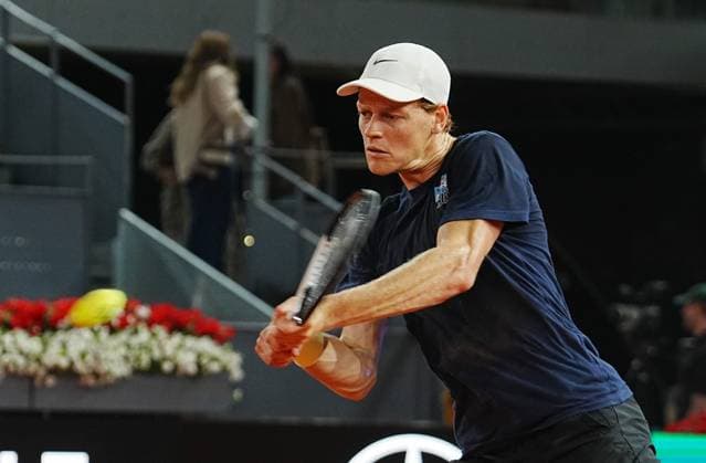 TENNIS - MUTUA MADRID OPEN 2026 - 29 04 2026 Laurent Lairys MAXPPP - Jannik Sinner in Trainer during the Mutua Madrid Open 2026, ATP, Tennis Herren Masters 1000 and WTA, Tennis Damen 1000 on 29 April 2026 at La Caja Magica in Madrid, Spain - Photo: Laurent Lairys MADRID SPAIN  Copyright: xMAXPPPxLaurentxLairysx LLR202604290187 LLR202604290187