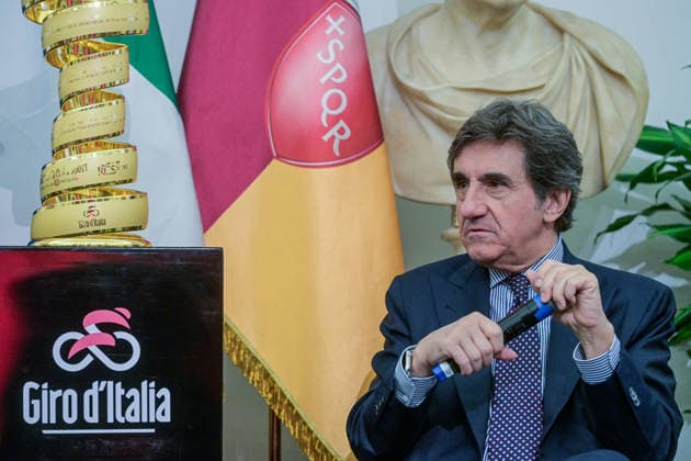 Umberto Cairo alla presentazione dell™arrivo del Giro d™Italia in Campidoglio. MercoledÃ¬ 29 Aprile 2026. News  Copyright: xValentinaxStefanelli LaPressex