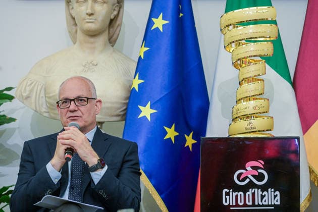 Roberto Gualtieri, alla presentazione dell™arrivo del Giro d™Italia in Campidoglio. MercoledÃ¬ 29 Aprile 2026. News  Copyright: xValentinaxStefanelli LaPressex