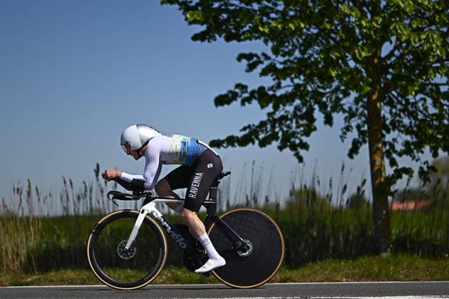 UCI Para Cycling Road World Cup: Round 2 Picture by Mathew Wells SWpix.com - 29 04 2026 - Cycling - UCI Para Cycling Road World Cup: Round 2 - Gistel, West Flanders, Belgium - Men C5 Individual Time Trial (ITT) - Samuel Davies (Great Britain) Copyright: x xSWpix.comx(t axPhotographyxHubxLtd)xMathewxWells SWpix.comx SWP-3030-13557