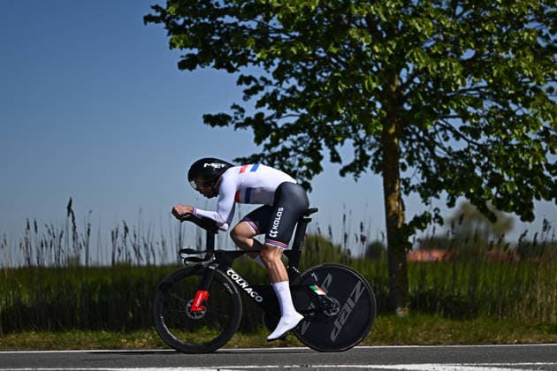 UCI Para Cycling Road World Cup: Round 2 Picture by Mathew Wells SWpix.com - 29 04 2026 - Cycling - UCI Para Cycling Road World Cup: Round 2 - Gistel, West Flanders, Belgium - Men C5 Individual Time Trial (ITT) - Christopher Scott (Great Britain) Copyright: x xSWpix.comx(t axPhotographyxHubxLtd)xMathewxWells SWpix.comx SWP-3030-13559