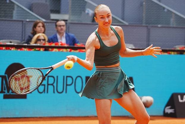 TENNIS - MUTUA MADRID OPEN 2026 - 29 04 2026 Laurent Lairys MAXPPP - Anastasia Potapova of Austria during the Mutua Madrid Open 2026, ATP, Tennis Herren Masters 1000 and WTA, Tennis Damen 1000 on 29 April 2026 at La Caja Magica in Madrid, Spain - Photo: Laurent Lairys MADRID SPAIN  Copyright: xMAXPPPxLaurentxLairysx LLR202604290773 LLR202604290773