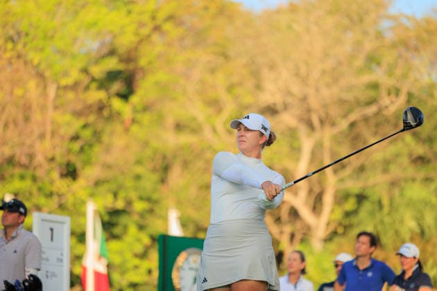 RIVIERA MAYA OPEN AT MAYAKOBA 2026 RIVIERA MAYA OPEN AT MAYAKOBA 2026 PROAM TOURNAMENT 29042026 PLAYA DEL CARMEN, QUINTANA ROO. Action photo of swedish Linnea Strom, during the ProAm tournamet of the Riviera Maya Open at Mayakoba 2026 at El Camaleon Golf Club in Playa del Carmen, Mexico. Foto de accion de la sueca Linnea Strom, durante el evento ProAm del torneo Riviera Maya Open at Mayakoba 2026 celebrado en el Club de Golf El Camaleon en Playa del Carmen, Mexico. Photo by IMAGENSHOP AGENCIA FOTOGRAFICA PLAYA DEL CARMEN QUINTANA ROO MEXICO Copyright: xMIKIOxWATANABEx