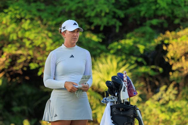 RIVIERA MAYA OPEN AT MAYAKOBA 2026 RIVIERA MAYA OPEN AT MAYAKOBA 2026 PROAM TOURNAMENT 29042026 PLAYA DEL CARMEN, QUINTANA ROO. Action photo of swedish Linnea Strom, during the ProAm tournamet of the Riviera Maya Open at Mayakoba 2026 at El Camaleon Golf Club in Playa del Carmen, Mexico. Foto de accion de la sueca Linnea Strom, durante el evento ProAm del torneo Riviera Maya Open at Mayakoba 2026 celebrado en el Club de Golf El Camaleon en Playa del Carmen, Mexico. Photo by IMAGENSHOP AGENCIA FOTOGRAFICA PLAYA DEL CARMEN QUINTANA ROO MEXICO Copyright: xMIKIOxWATANABEx