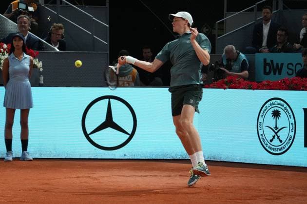 Jannik Sinner (ITA) vs Rafael Jodar (SPA) during Masters Series Madrid 2026 in Madrid on Wednesday 29 April 2026 Cordon Press 