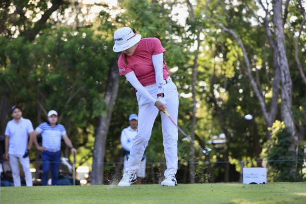 RIVIERA MAYA OPEN AT MAYAKOBA 2026 RIVIERA MAYA OPEN AT MAYAKOBA 2026 PROAM TOURNAMENT 29042026 PLAYA DEL CARMEN, QUINTANA ROO. Action photo of Chizzy Iwai of Japan, during the ProAm tournamet of the Riviera Maya Open at Mayakoba 2026 at El Camaleon Golf Club in Playa del Carmen, Mexico. Foto de accion de Chizzy Iwai de Japon, durante el evento ProAm del torneo Riviera Maya Open at Mayakoba 2026 celebrado en el Club de Golf El Camaleon en Playa del Carmen, Mexico. Photo by IMAGENSHOP AGENCIA FOTOGRAFICA PLAYA DEL CARMEN QUINTANA ROO MEXICO Copyright: xISABELAxQUIROZx
