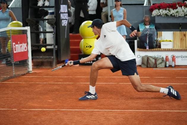 Jannik Sinner (ITA) vs Rafael Jodar (SPA) during Masters Series Madrid 2026 in Madrid on Wednesday 29 April 2026 Cordon Press 