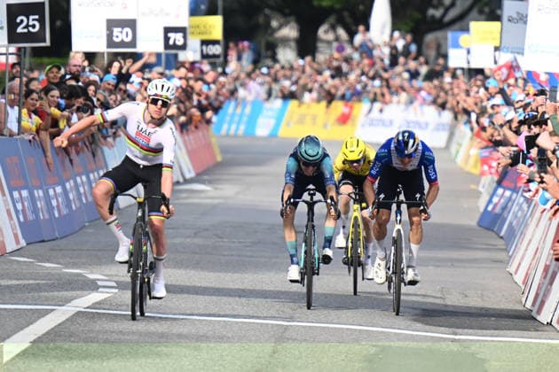29-04-2026 Tour De Romandie; Tappa 01 Martigny - Martigny; 2026, Uae Emirates - Xrg; 2026, Red Bull - Bora Hansgrohe; 2026, Bahrain Victorious; 2026, Visma - Lease A Bike; Pogacar, Tadej; Lipowitz, Florian; Martinez, Lenny; Nordhagen, Jorgen; Martigny; 
