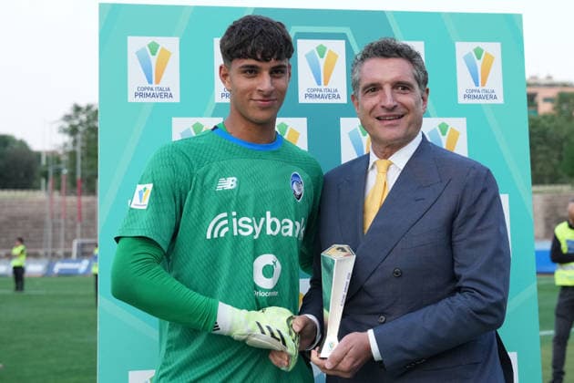 Atalanta™s Alessandro anelli MVP celebrates after scoring 1-1 during the Italian Cup Final Under 20 soccer match between Atalanta and Juventus at Arena Civica Stadium in Milan , north Italy - wednesday , April 29 , 2026. - Soccer .  Copyright: xSpada LaPressex