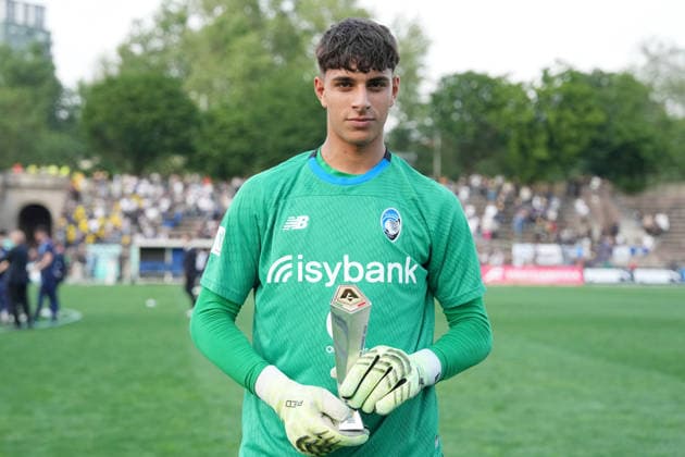 Atalanta™s Alessandro anelli MVP celebrates after scoring 1-1 during the Italian Cup Final Under 20 soccer match between Atalanta and Juventus at Arena Civica Stadium in Milan , north Italy - wednesday , April 29 , 2026. - Soccer .  Copyright: xSpada LaPressex
