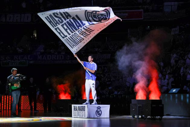 ESP: Real Madrid v Hapoel IBI Tel Aviv Euroleague PlayOff Game 1 presentation of Real Madrid during the Euroleague match, PlayOff Game 1, between Real Madrid and Hapoel IBI Tel Aviv played at Movistar Arena Stadium on April 29 2026 in Madrid Spain Madrid Spain Basketball Copyright: xAlbaxPachecox xAgenciaxLOFx