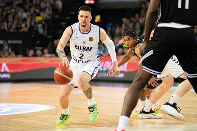 BILBAO, SPAIN - April 29: during the FIBA Europe Cub Final between Bilbao Basket and PAOK at Bilbao Arena on April 29, 2026 in Bilbao, Spain. (Photo by Ibai Tudanca) Copyright: xIbaixTudancax