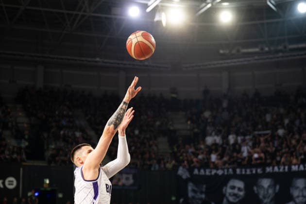 BILBAO, SPAIN - April 29: during the FIBA Europe Cub Final between Bilbao Basket and PAOK at Bilbao Arena on April 29, 2026 in Bilbao, Spain. (Photo by Ibai Tudanca) Copyright: xIbaixTudancax